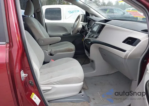 2013 Toyota Sienna L V6 7 Passenger from USA, damaged, VIN 5TDZK3DC5DS330419